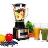 Total Chef 6 Speed Countertop Blender 51 oz Glass Jar 2 Pulse Options 500 W