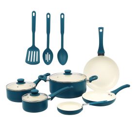 Ceramic Aluminum 12 Pieces Cookware Set Corsair Nonstick