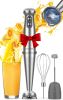 KOIOS Immersion Blender, 1000W Anti-scratch 3-in-1 Hand Blender, Upgraded 12 Speed Stainless Steel Blade Stick Blender with Turbo Mode, Whisk and Milk