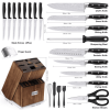 23 Pcs Kitchen Knife Set with Block