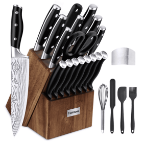 23 Pcs Kitchen Knife Set with Block