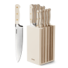 CAROTE 11PCS Knife Set with Block for kitchen