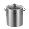 24QT Stainless Steel Stockpot Cooking Kitchen Sauce Pot with Lid Handle