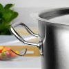 SOGA Stock Pot 21L Top Grade Thick Stainless Steel Stockpot 18/10