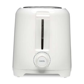 Proctor Silex 2 Slice Toaster, Wide-Slots, Shade Selector, Toast Boost, Auto Shut-off and Cancel Button, White, 22216