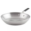 12" Stainless Steel Skillet Light Silver