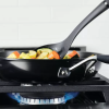 2pk Hard Anodized Nonstick Skillets Black