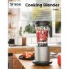 1500W Smoothie Maker High Power Blender with 10 Speeds