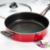 Tramontina Everyday 5 Quart Red Non-Stick Covered Jumbo Cooker