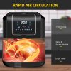 Air Fryer, 1700W 6.9 Quart Air Fryers Oven with Digital Display, 360Â° Air Circulation, Adjustable Temperature, Timer and Nonstick Basket for Oil Less