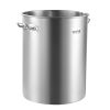 36QT Stainless Steel Stockpot Cooking Kitchen Sauce Pot with Basket Lid Handle