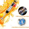 Immersion Blender Handheld, 1100W 5-in-1 Multi-Purpose Hand Blender, 12-Speed Stick Blender, 600ml Beaker, 500ml Chopper, Egg Whisk, Milk Frother, Bla