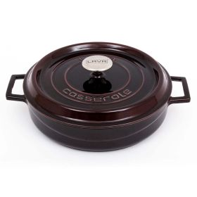 LAVA Premium Multipurpose Round Cast Iron Dutch Oven 11 in / 28 cm