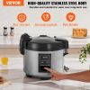 VEVOR Commercial Rice Cooker 60-Cup Non-Stick Pot 13L 12H Keep Warm Restaurant