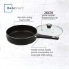 13 Piece Nonstick Aluminum Alloy Cookware Set, Black