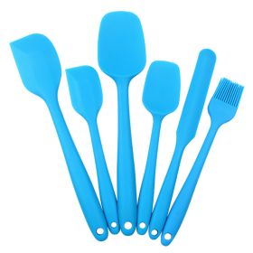 6pcs Silicone Kitchenware Set (Color: 6PCS Blue)