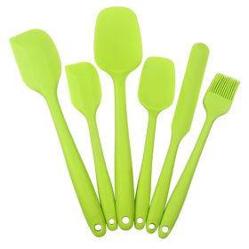 6pcs Silicone Kitchenware Set (Color: 6PCS Green)