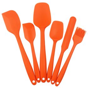 6pcs Silicone Kitchenware Set (Color: 6PCS Orange)