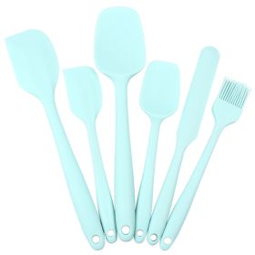 6pcs Silicone Kitchenware Set (Color: 6PCS Maca Blue)