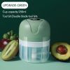 1pc Electric Garlic Pounder Garlic Meat Grinder Mini Garlic Cutter Household Kitchen Tool