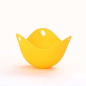 1pc Silicone Egg Cooker (Color: Orange)