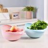 1pc/2pcs/3pcs Multi-Functional Kitchen Washing Basket Basin - Drain Water