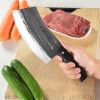 HDMD Cleaver Knife Meat Cleaver Knife For Meat Cutting, Real Hand Forged Knife High Carbon Steel Knife, Butchers Knife Meat Knife For Home And Outdoor