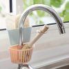 1PC Sink Plastic Hanging Basket; Faucet Rack Drainer Sponge Storage Rack Spout Holder Kitchen Bathroom Rack