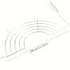 1pc Semicircle Stainless Steel Food Cooling Rack; Frying Rack; Kitchen Tools