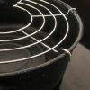 1pc Semicircle Stainless Steel Food Cooling Rack; Frying Rack; Kitchen Tools