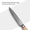 Qulajoy Nakiri Knife 6.9 Inch, Professional Vegetable Knife Japanese Kitchen Knives 67-Layers Damascus Chef Knife, Cooking Knife For Home Outdoor With