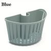 1PC Sink Plastic Hanging Basket; Faucet Rack Drainer Sponge Storage Rack Spout Holder Kitchen Bathroom Rack; 2.75*4.92in