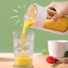 Portable Wireless Blender With The Straw; USB Travel Juice Cup Baby Food Mixing Juicer Machince With Updated 8 Blades