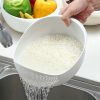 1pc/2pcs/3pcs Multi-Functional Kitchen Washing Basket Basin - Drain Water