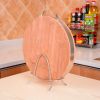 1pc Stainless Steel Cutting Board Storage Rack