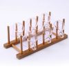 1pc Bamboo Dish Plate Bowl Drainer Storage